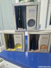 Colecionismo de cervejas: Cerveza Alhambra Numeradas Serie Limitada Azahar matalahuva salicornia cerámica Maria monasterio